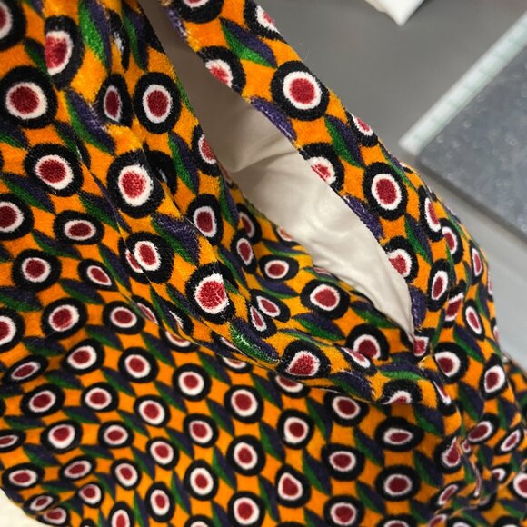 Atsuro Toyama Velveteen Abstract flare pants - Picture 7 of 9